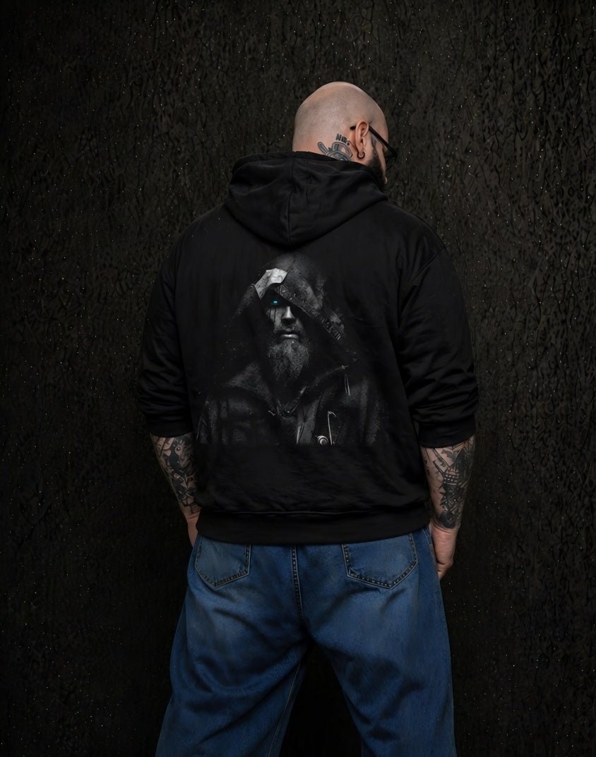 'Spionera schwarz weiß' VACANCY Oversized Hoodie