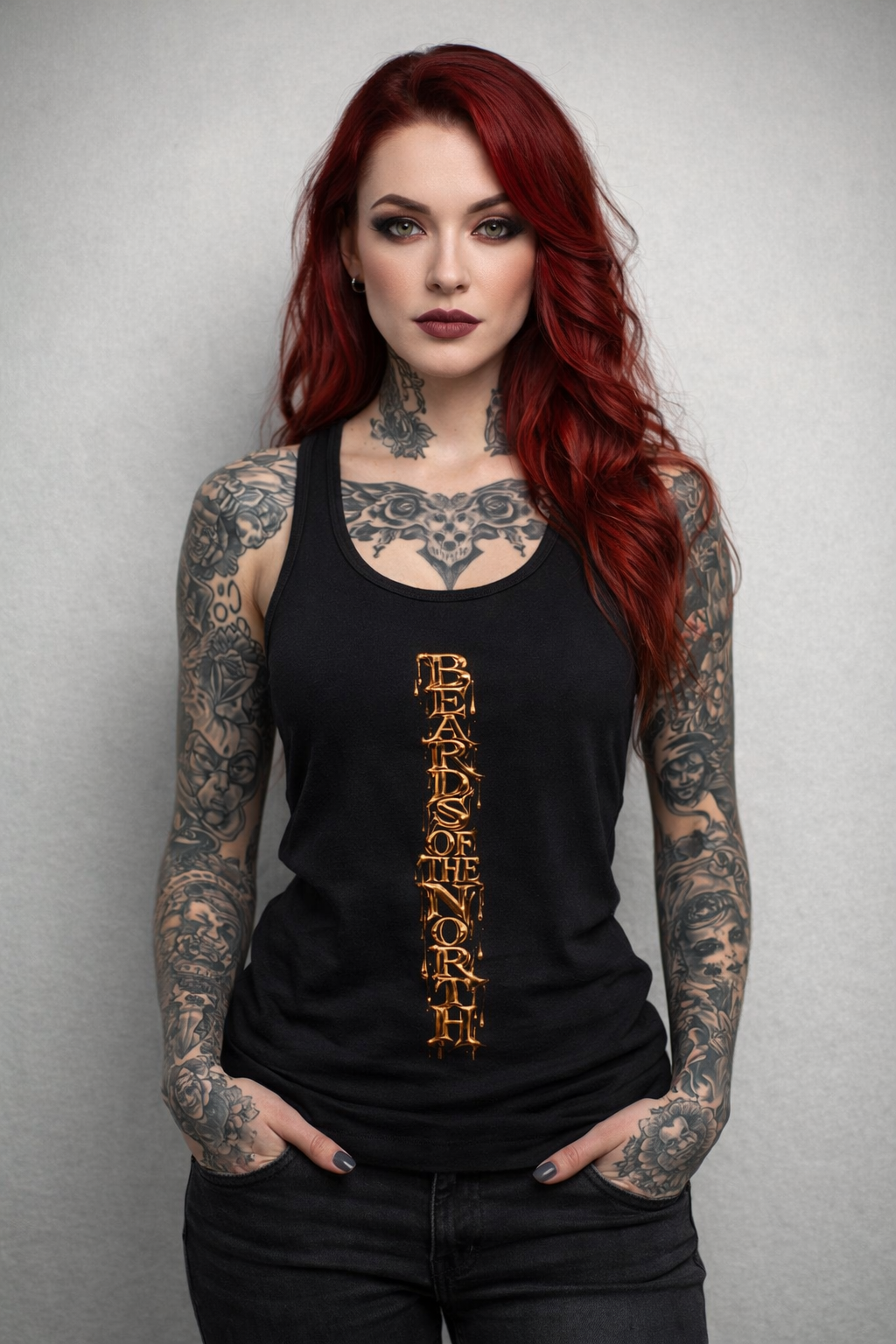 „BÄRTE DES NORDGOLDES“ Klassisches Tanktop für Damen